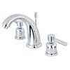 Kingston Brass KB8981DL 8" Widespread Bathroom Faucet, Polished Chrome KB8981DL